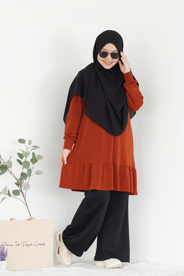 Maryam Blouse - Brick